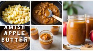 Amish Apple Butter Recipe 9 step-by-step amish apple butter recipe process from slow cooker to jar