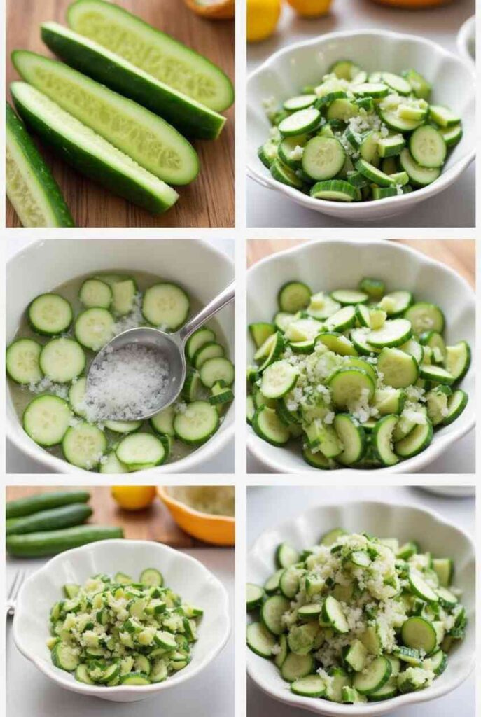 Amish Cucumber Salad Recipe – Easy & Refreshing Side Dish 7 Step-by-step guide to making Amish cucumber salad at home