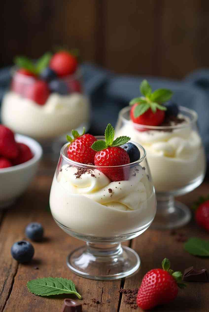 Chantilly Lili Recipe – Light, Creamy, and Easy to Make 5 chantilly lili recipe served with berries and cream in a cozy homemade setting