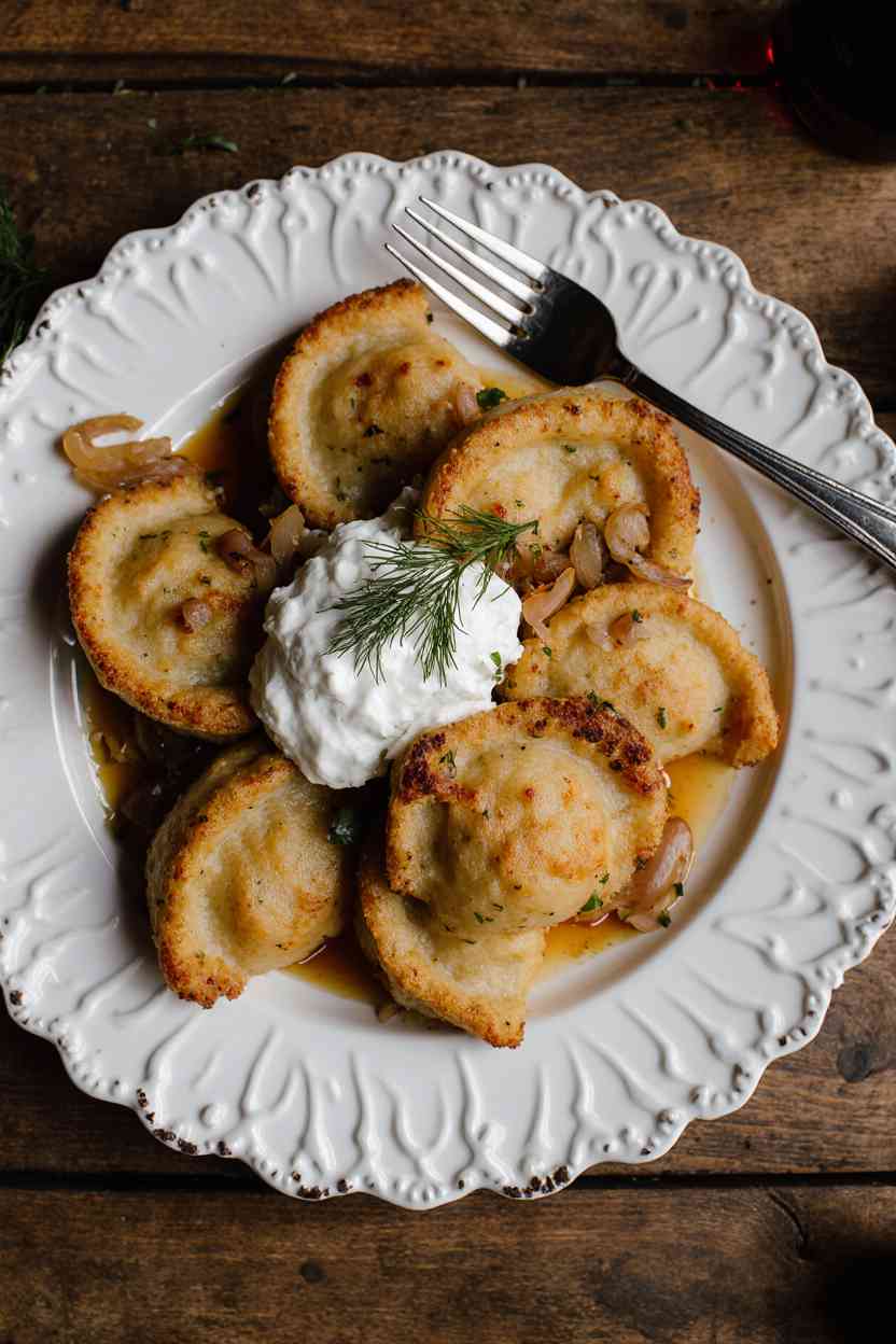 Hutterite Cottage Cheese Perogies Recipe | Traditional Food 8 HUTTERITE COTTAGE CHEESE PEROGIES