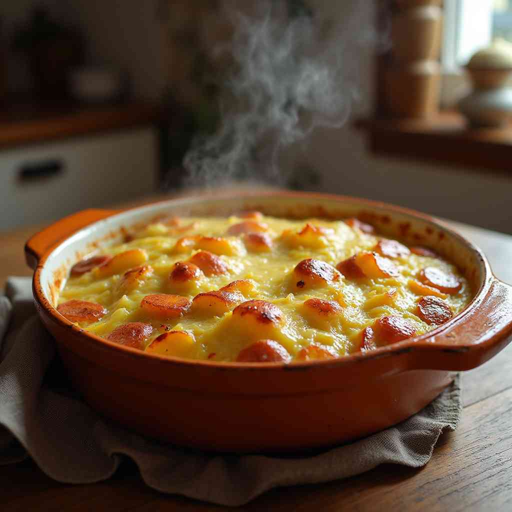 Mennonite Cabbage Potato Kielbasa Bake 5 Mennonite Cabbage Potato Kielbasa Bake recipe