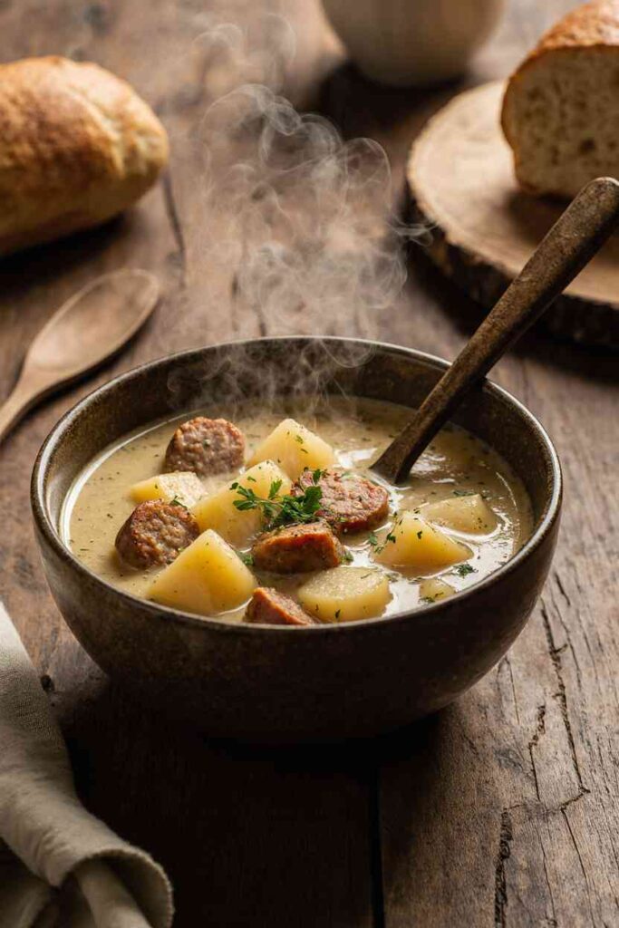 Mennonite Farmer Sausage Soup 5 Mennonite Farmer Sausage Soup recipe