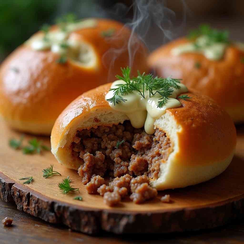 Mennonite Fleisch Perishke recipe
