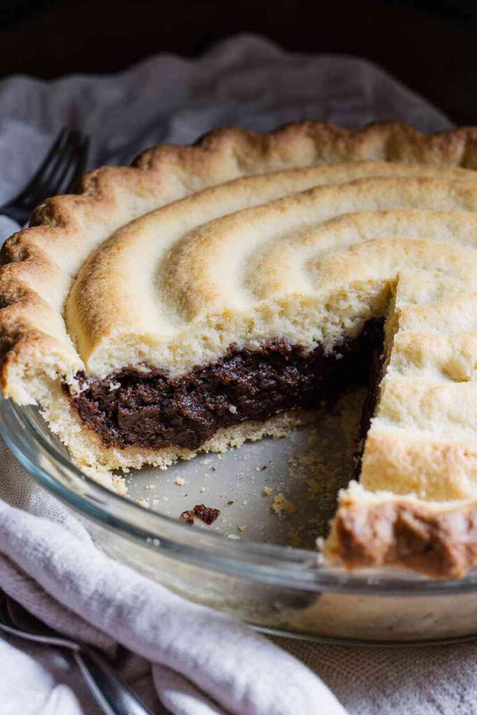 Mennonite Funny Cake Pie 5 Mennonite Funny Cake Pie