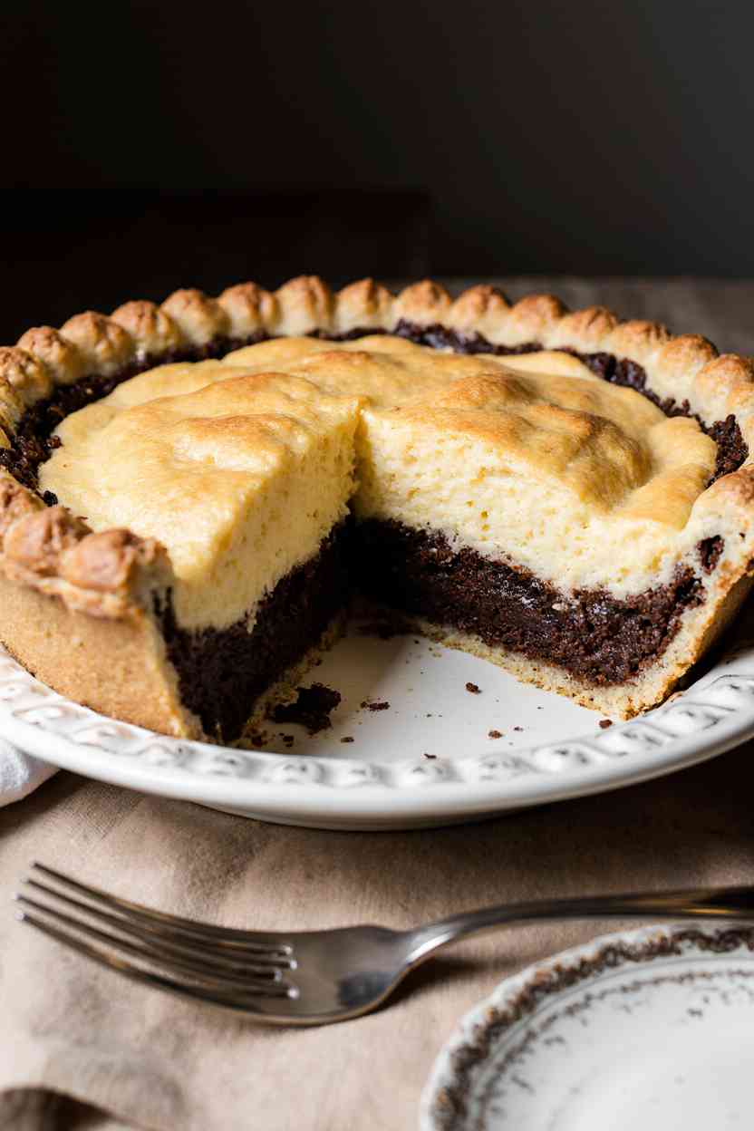 Mennonite Funny Cake Pie