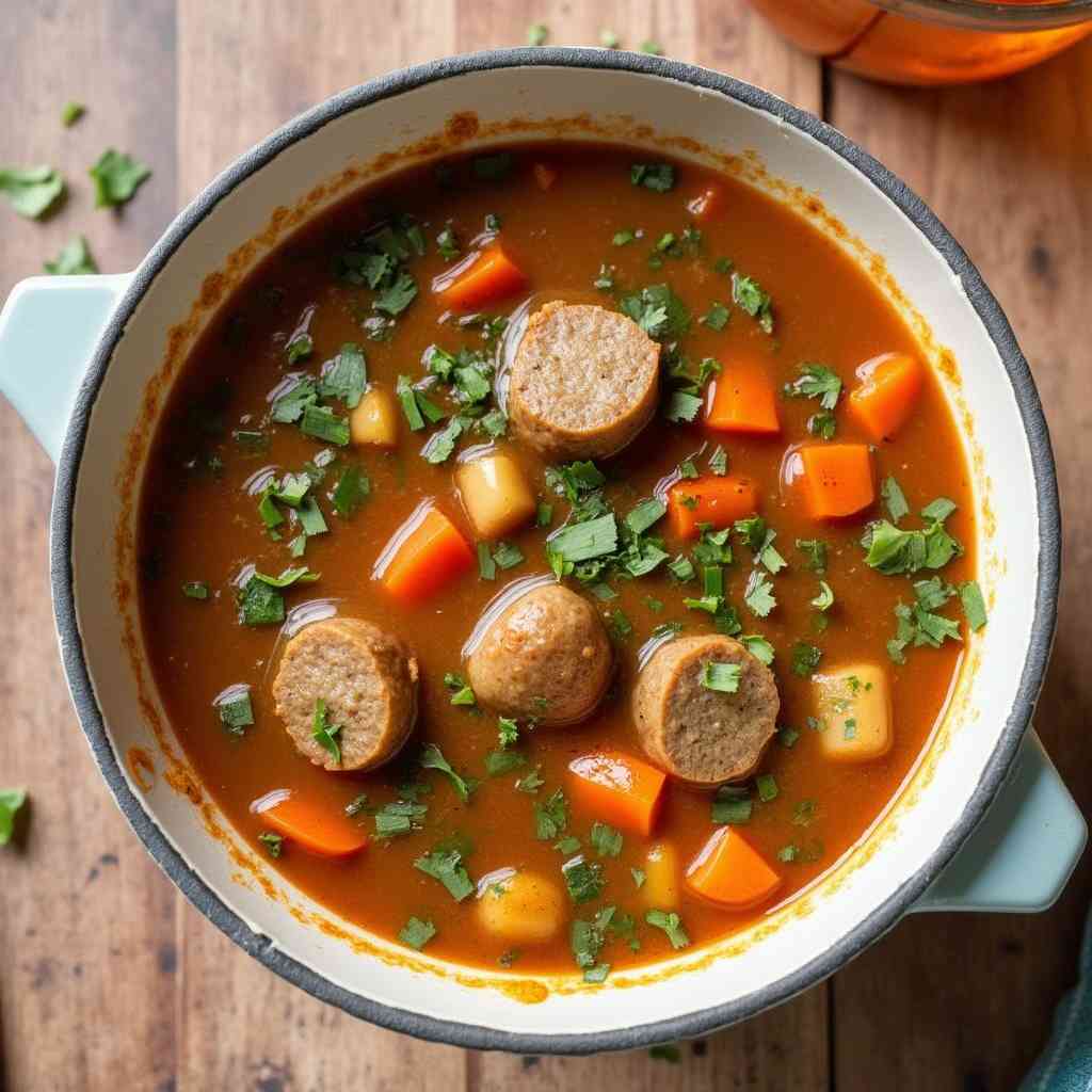 hutterite sausage soup recipe