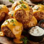 Easy Air Fryer Cheesy Taco Bombs Recipe – Party Appetizer 5 Air Fryer Cheesy Taco Bombs