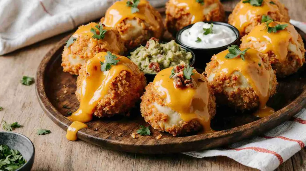 Easy Air Fryer Cheesy Taco Bombs Recipe – Party Appetizer 7 Air Fryer Cheesy Taco Bombs Homemade