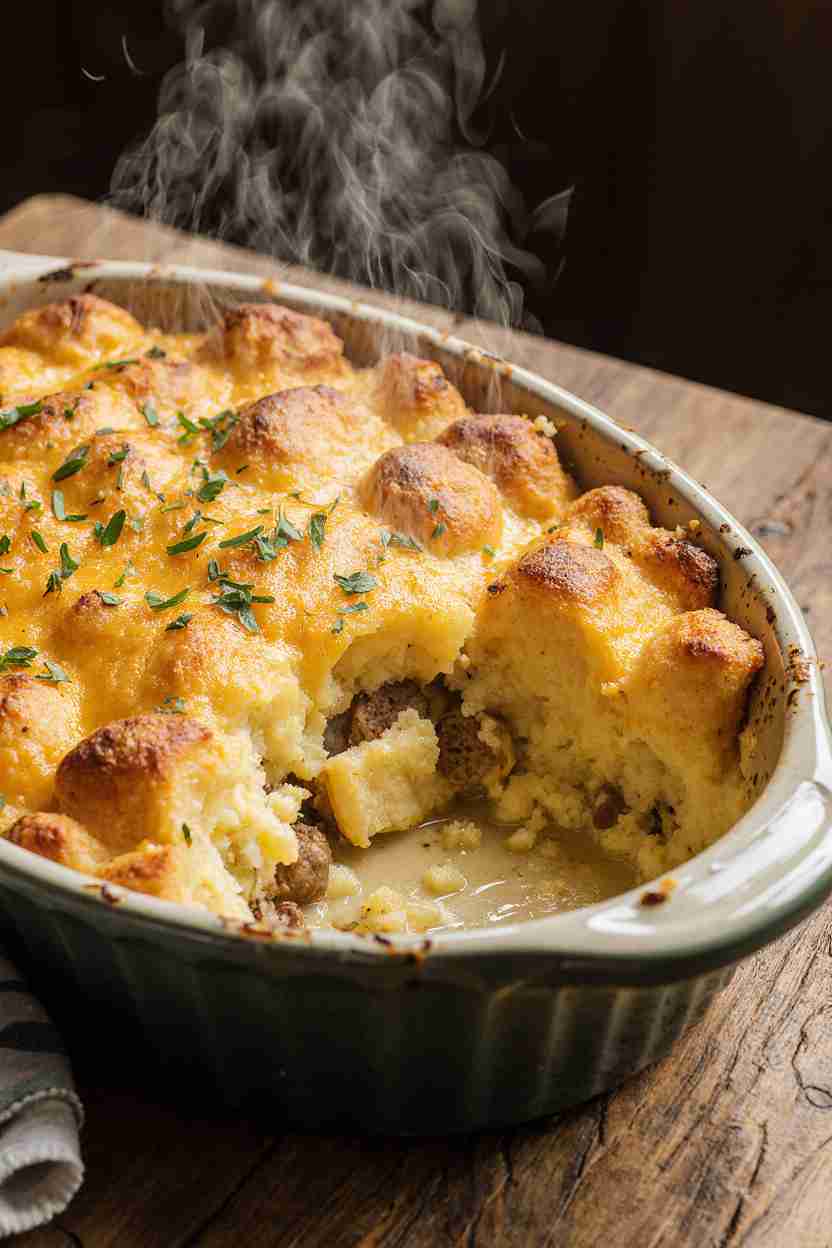 Amish Breakfast Casserole Recipe | Make-Ahead Sausage Egg Bake 4 Amish Breakfast Casserole Recipe