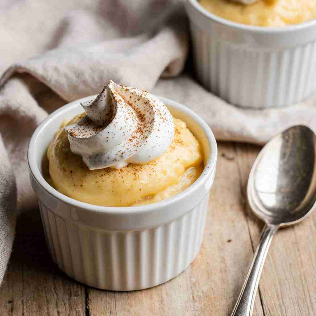 Pudding with Egg and Cornstarch Recipe