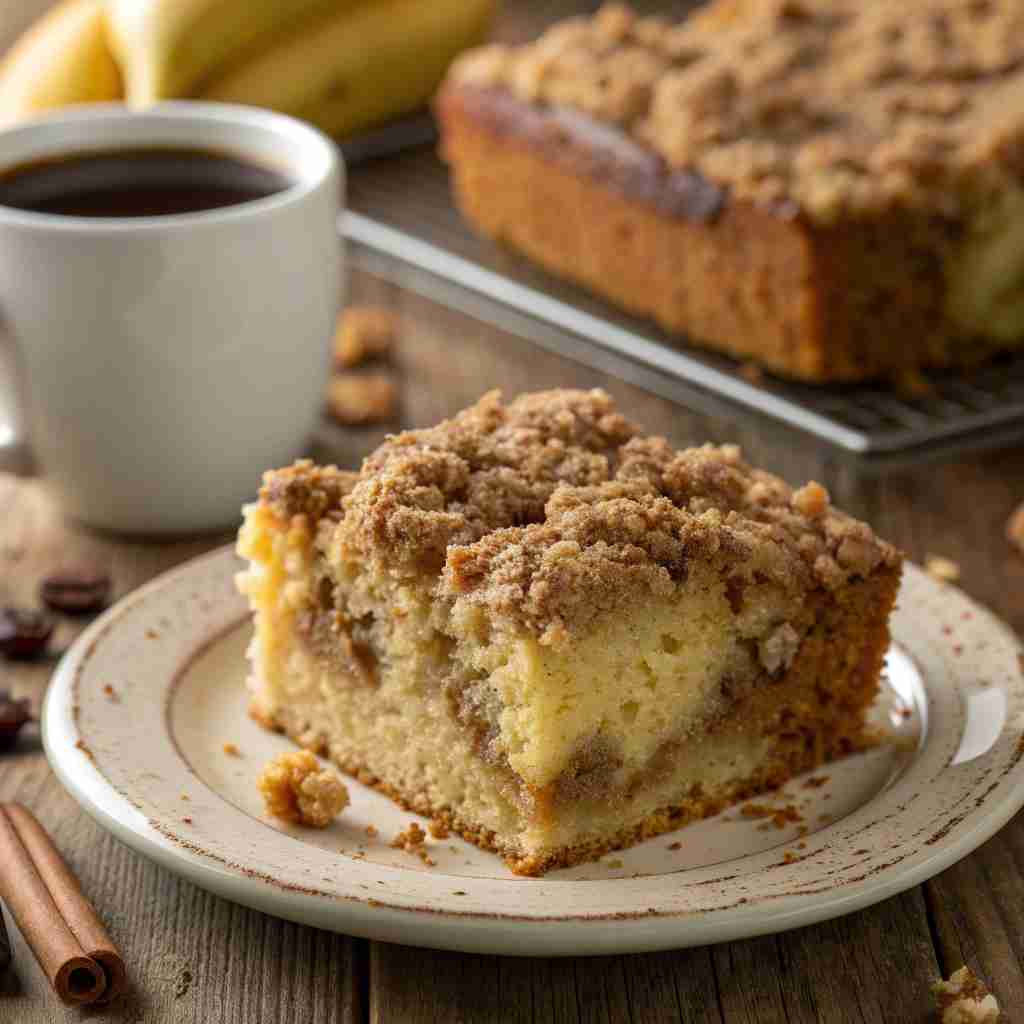 Banana Crumb Coffee Cake