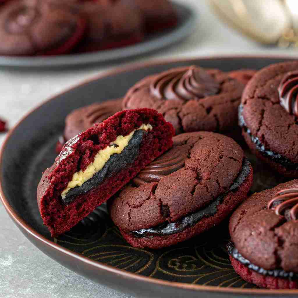 Black Velvet Cheesecake Cookies Recipe