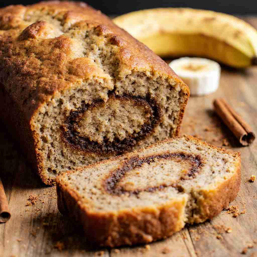 Cinnamon Swirl Banana Bread