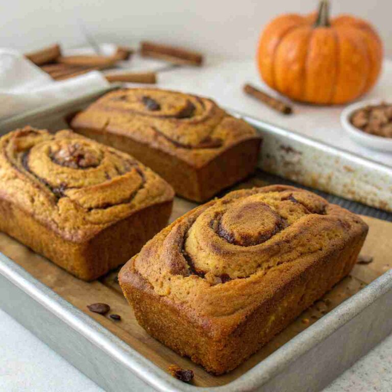 Small Loaf Cinnamon Swirl Pumpkin Bread Mini Loaves Recipe