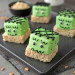 Frankenstein Halloween Rice Krispie Treats