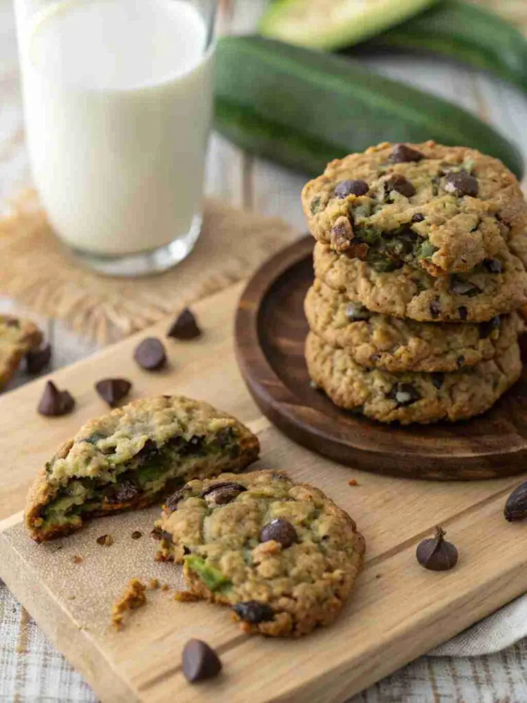 Healthy Zucchini Oatmeal Cookies