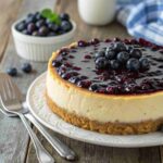 Hutterite Blueberry Cheesecake