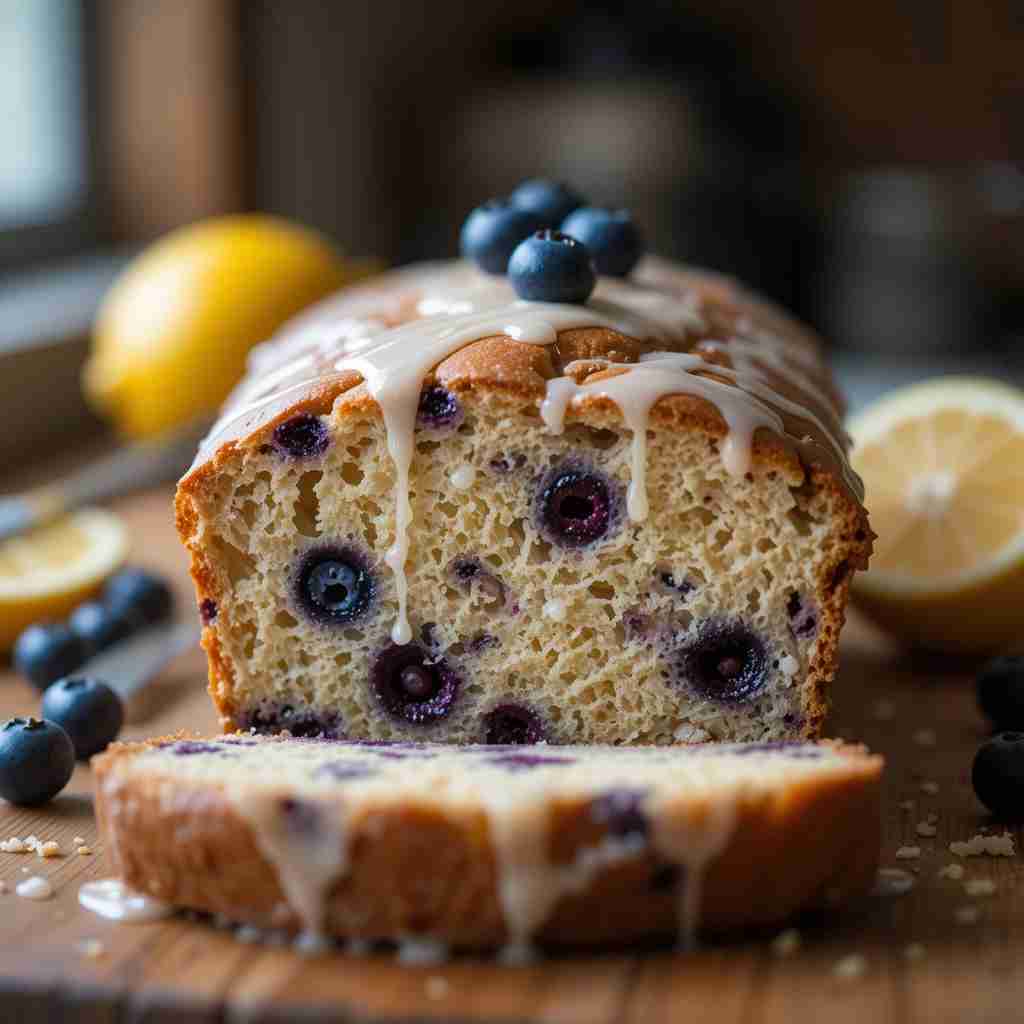 Lemon Blueberry Bread – Easy, Moist & Zesty Quick Bread Recipe 5 Lemon Blueberry Bread