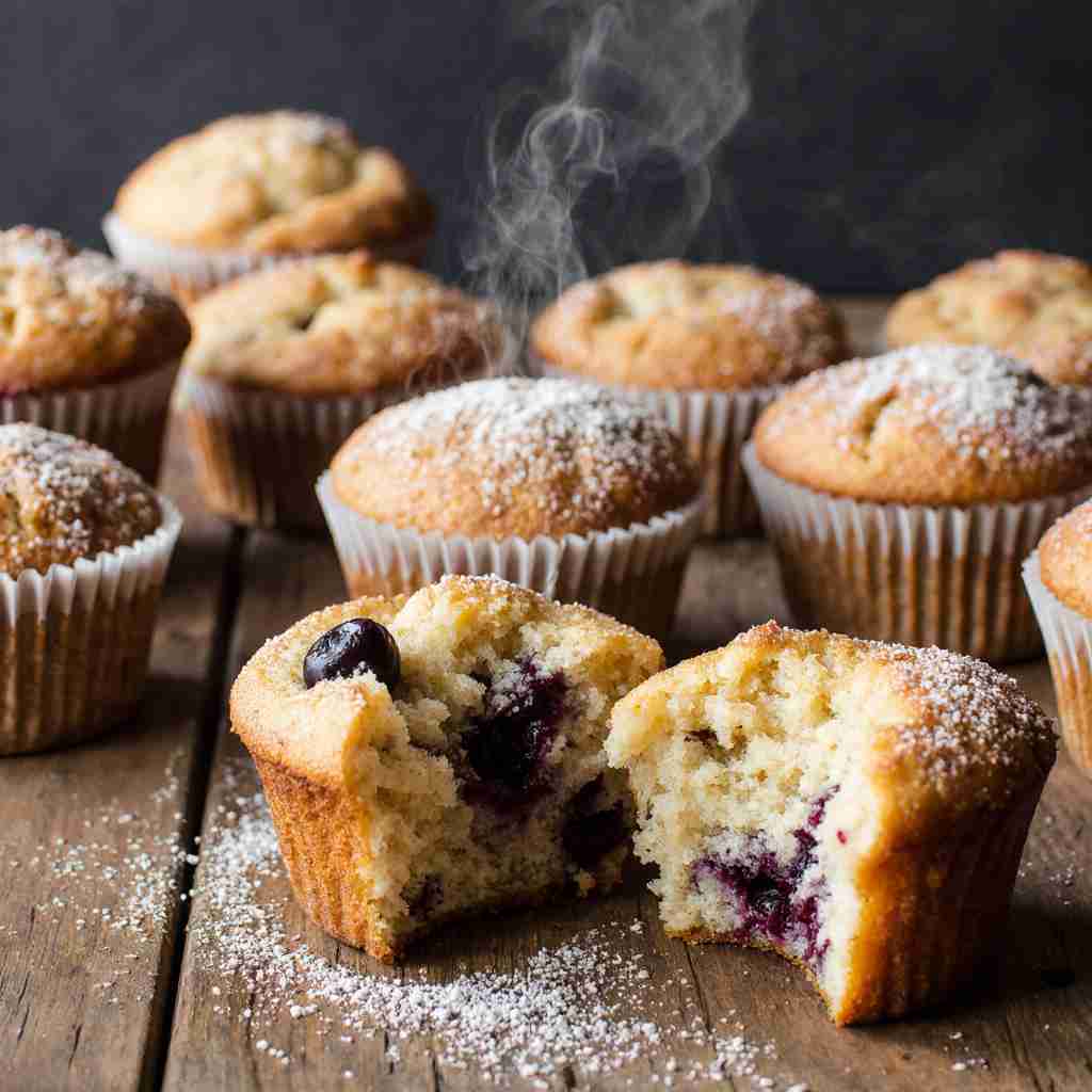 Muffins with Amish Starter Homemade