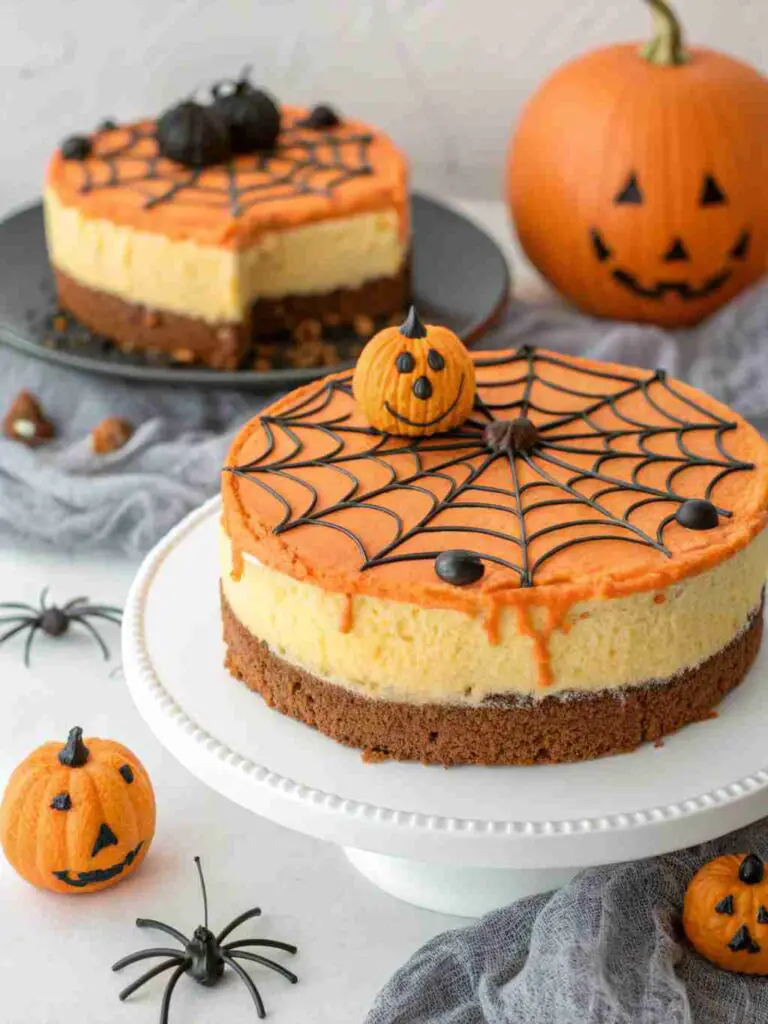 No-Bake Halloween Sponge Cake Recipe – Easy & Festive 4 No-Bake Halloween Sponge Cake
