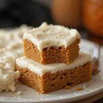 Pumpkin Bars with Brown Sugar Frosting