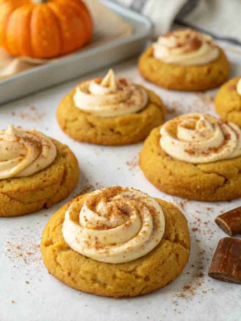 Pumpkin Cheesecake Cookies