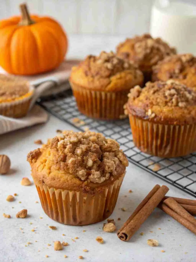 Pumpkin Streusel Muffins Recipe