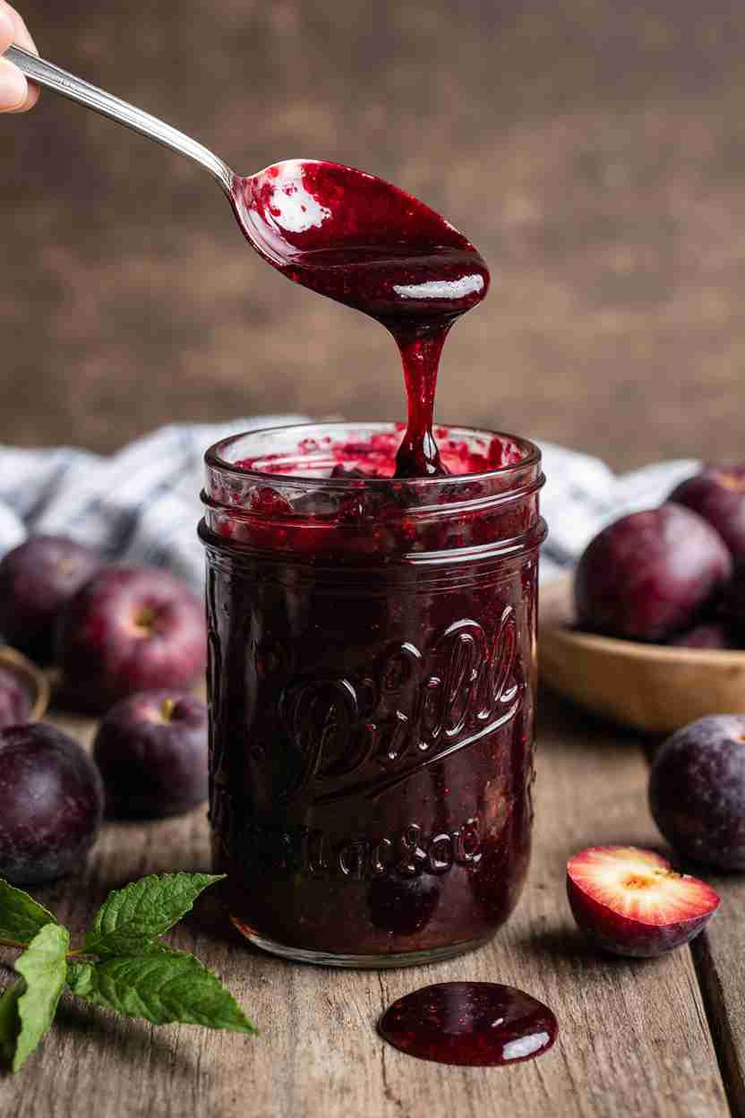 Canning Plum Jam