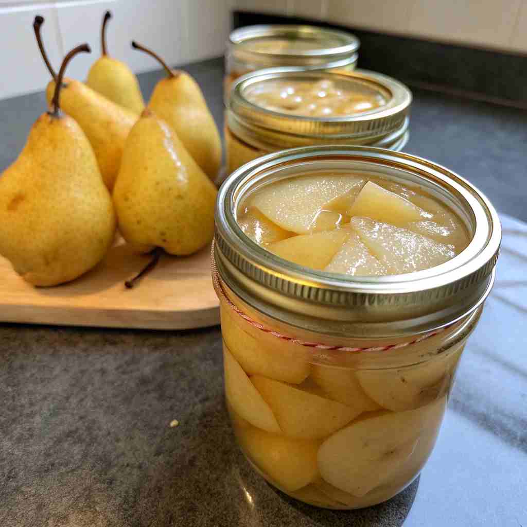 Canning Bartlett Pears