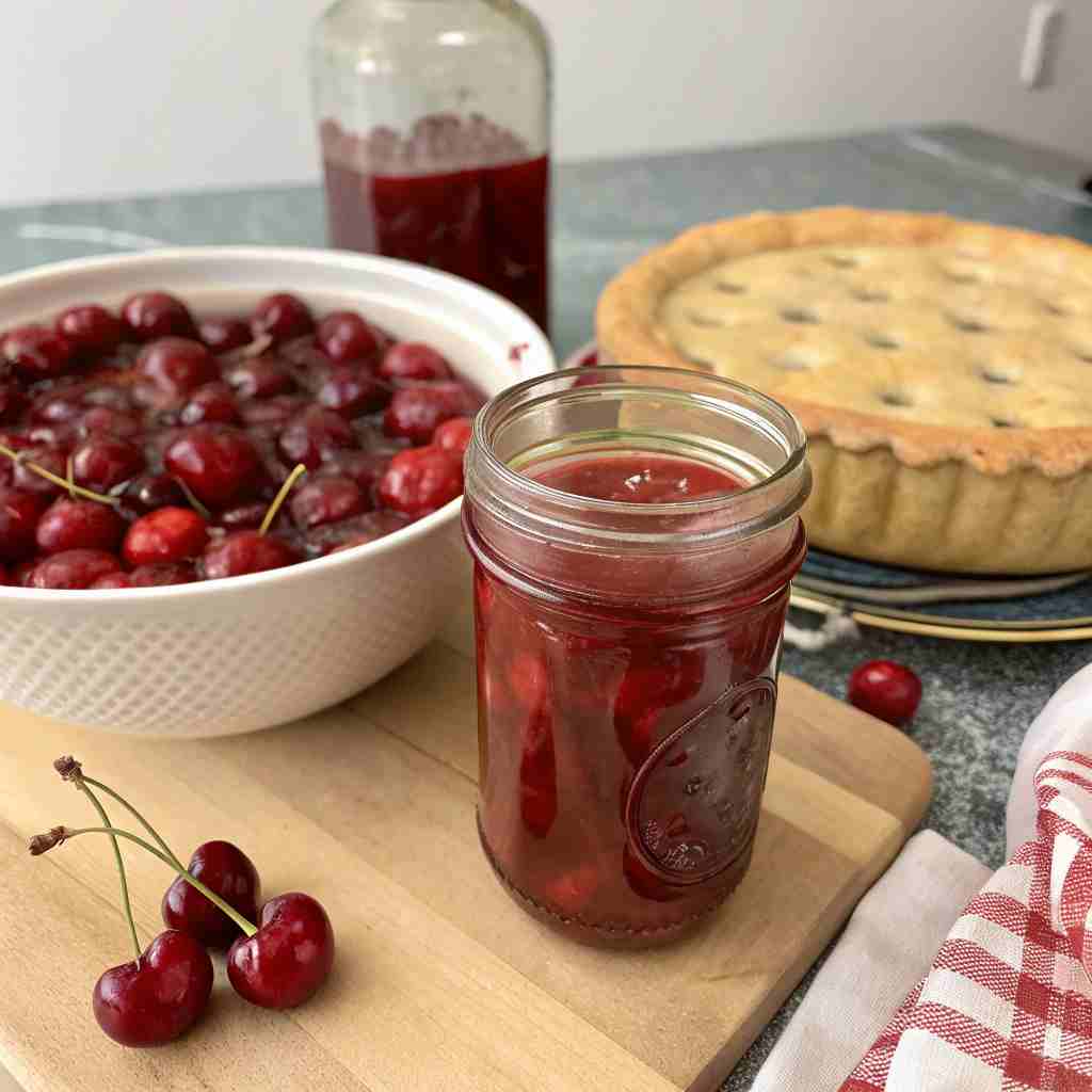 Canning Cherry Pie Filling - Tart and Sweet Preserve 1 Canning Cherry Pie Filling