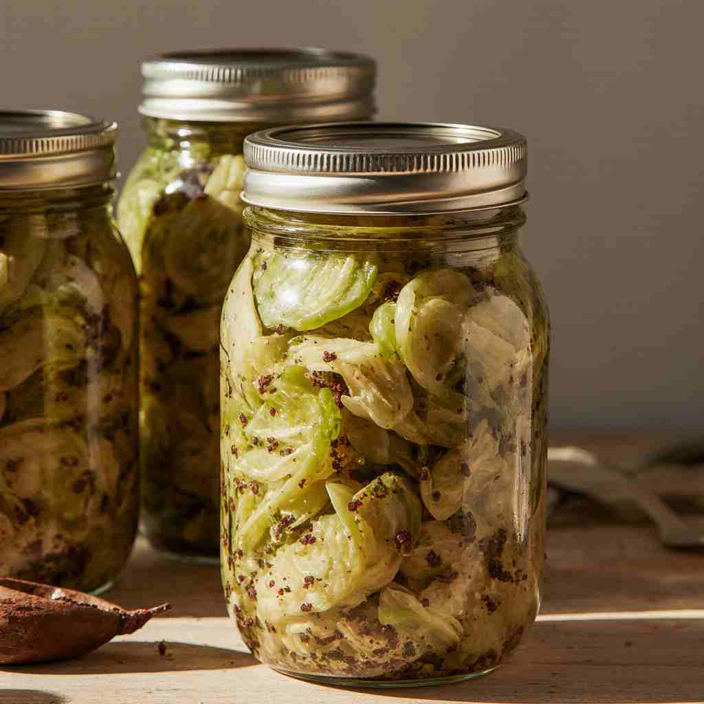 Canning Pickled Cabbage - Quick European-Style Recipe 2 Canning Pickled Cabbage