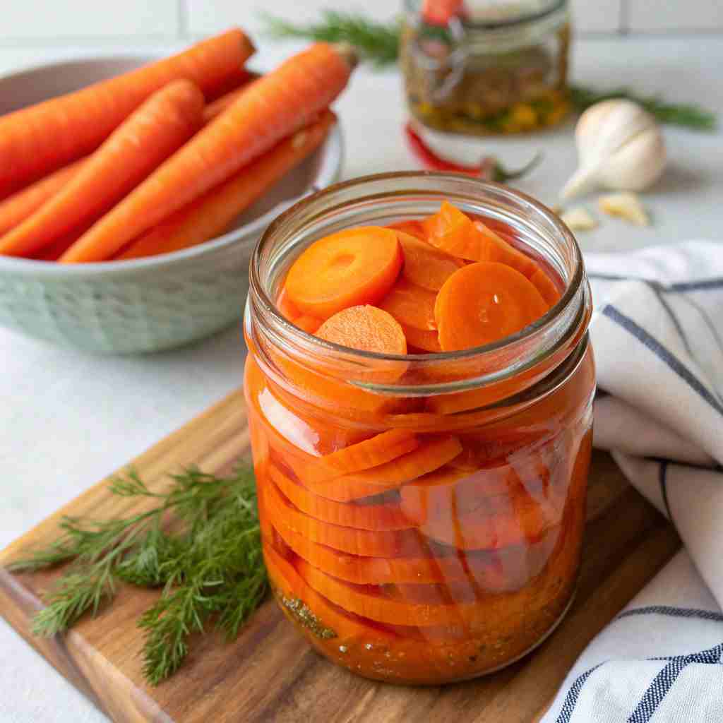 Canning Pickled Carrots - Sweet and Sour Recipe 2 Canning Pickled Carrots
