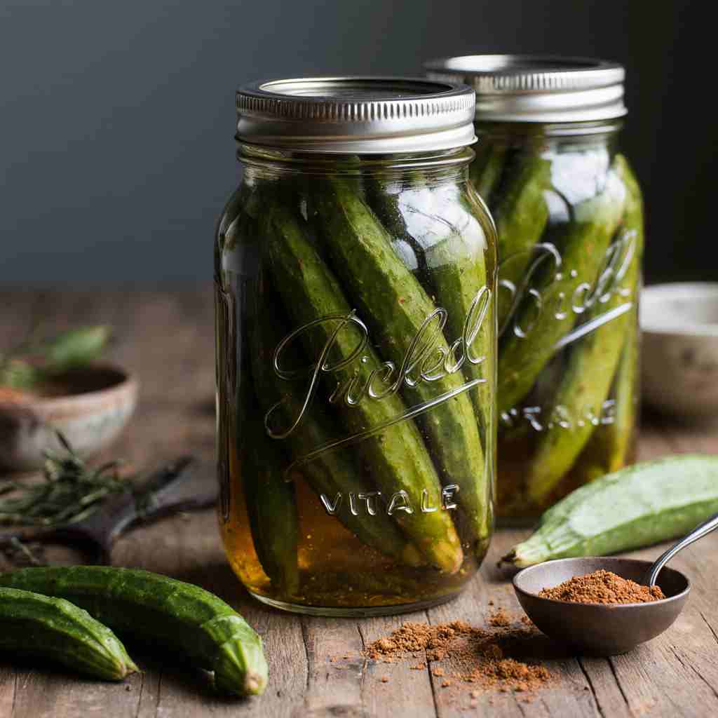 Canning Pickled Okra