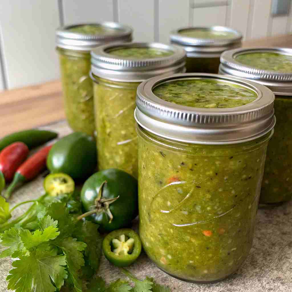 Canning Salsa Verde