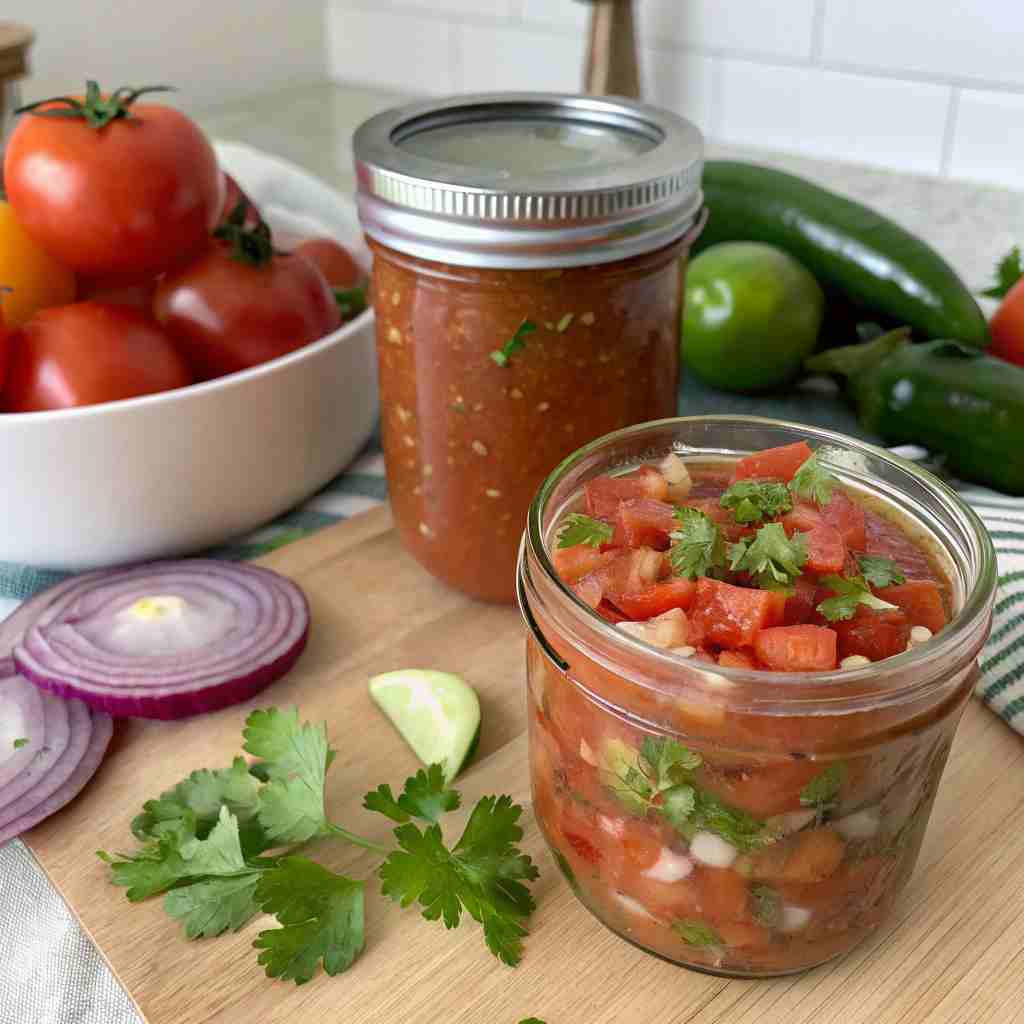 Canning Salsa Recipe - Tested Safe Recipe for Beginners 1 Canning Salsa