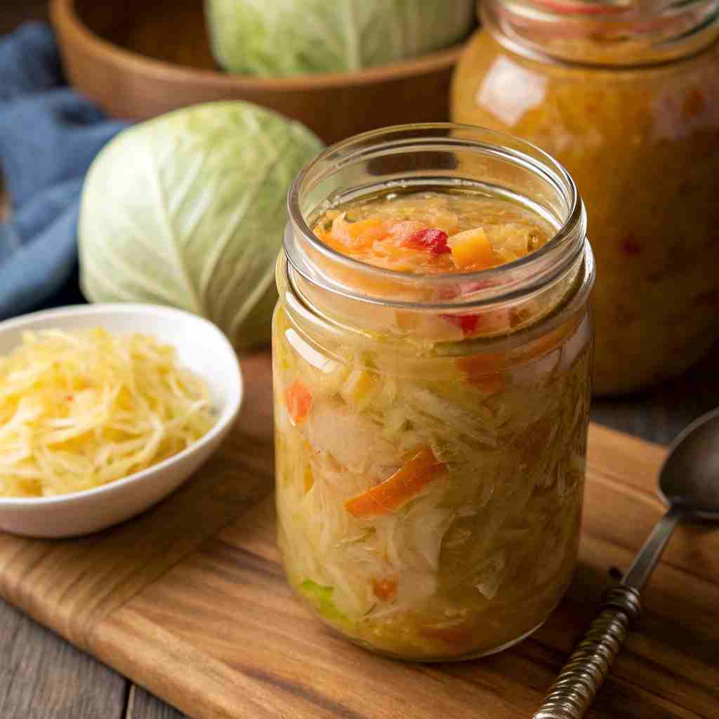 Canning Sauerkraut - Traditional German Fermented Recipe 1 Canning Sauerkraut