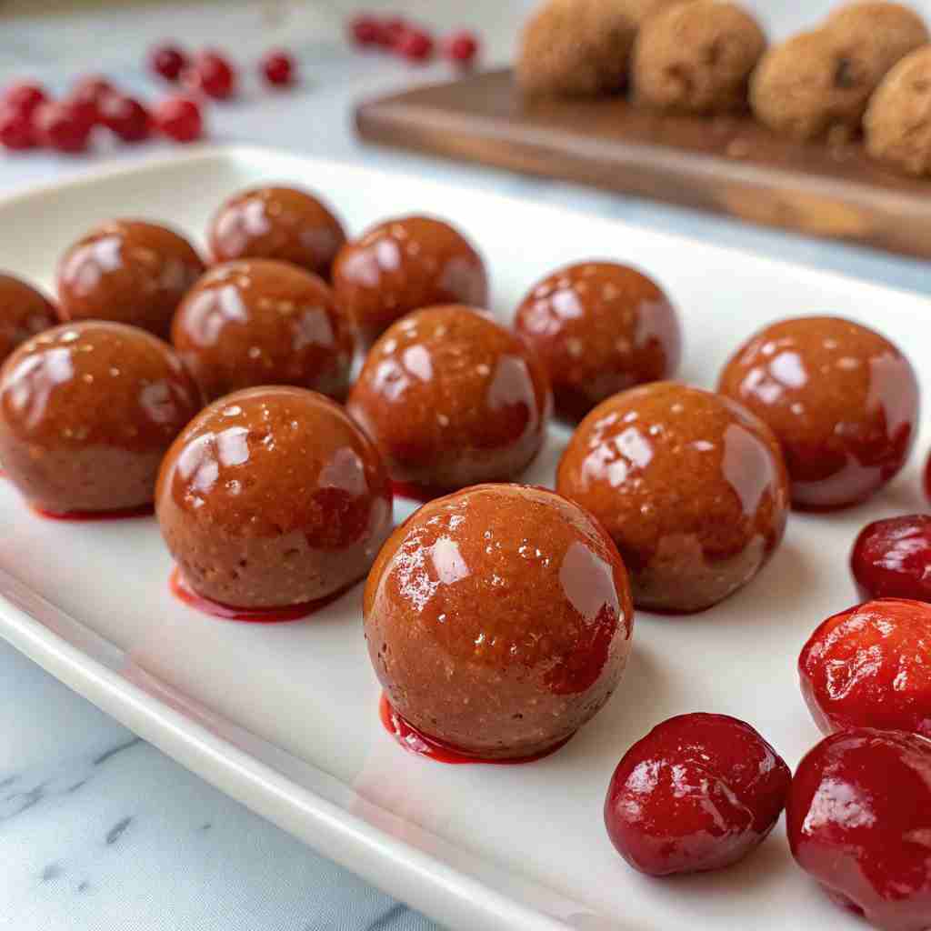 Cherry Caramel Extract Balls - No-Bake Holiday Treats 1 Cherry Caramel Extract Balls