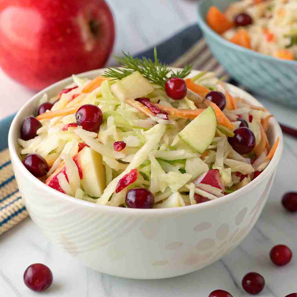 Cranberry Apple Coleslaw