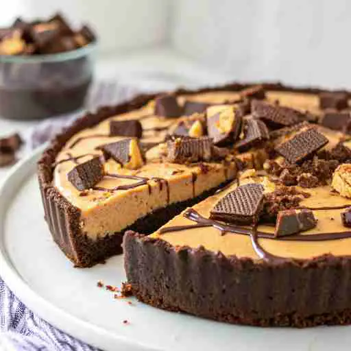 Giant Reese's Peanut Butter Cup Pie
