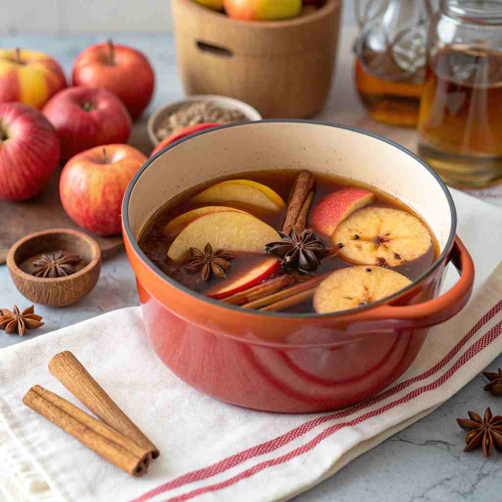 Homemade Dutch Oven Apple Cider