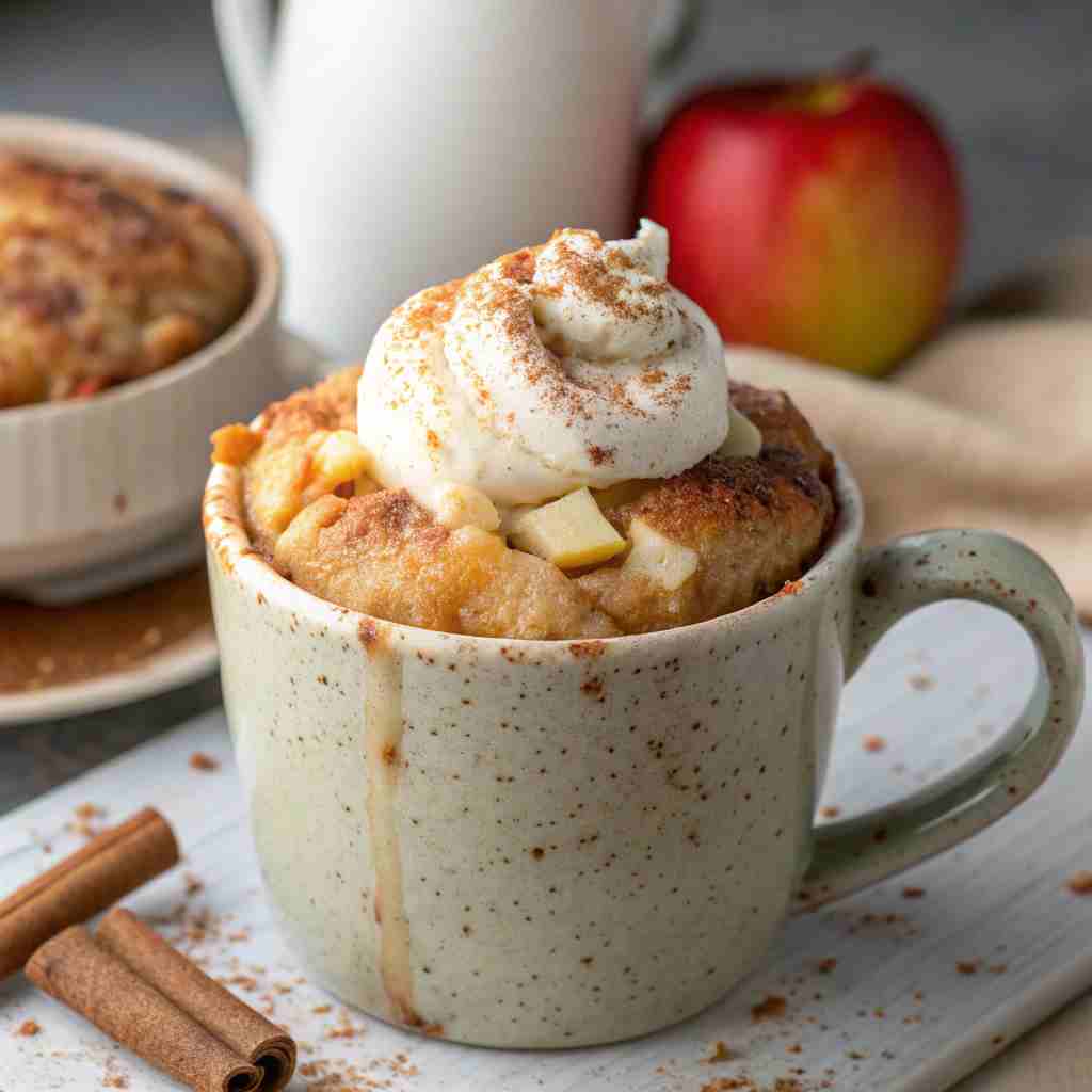 Minute Apple Mug Cake