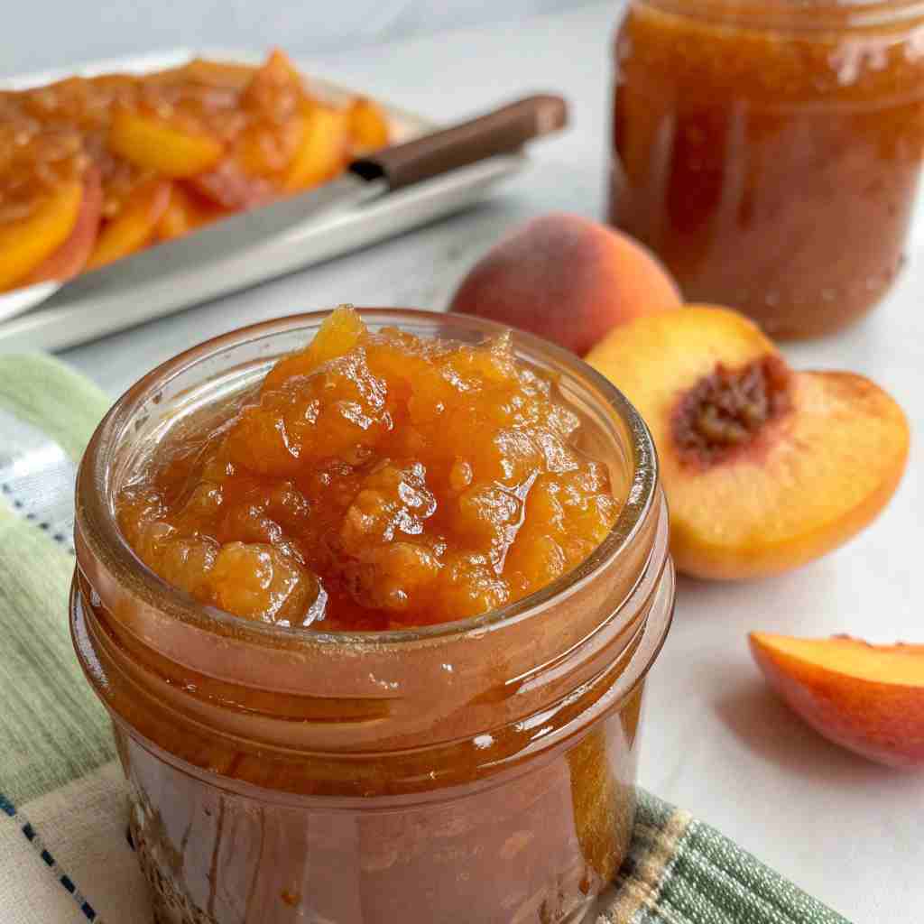 Peach Bourbon Jam