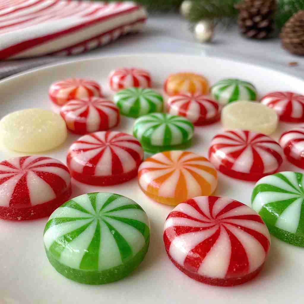 Soft Christmas Peppermints - Homemade Candy Recipe 1 Soft Christmas Peppermints