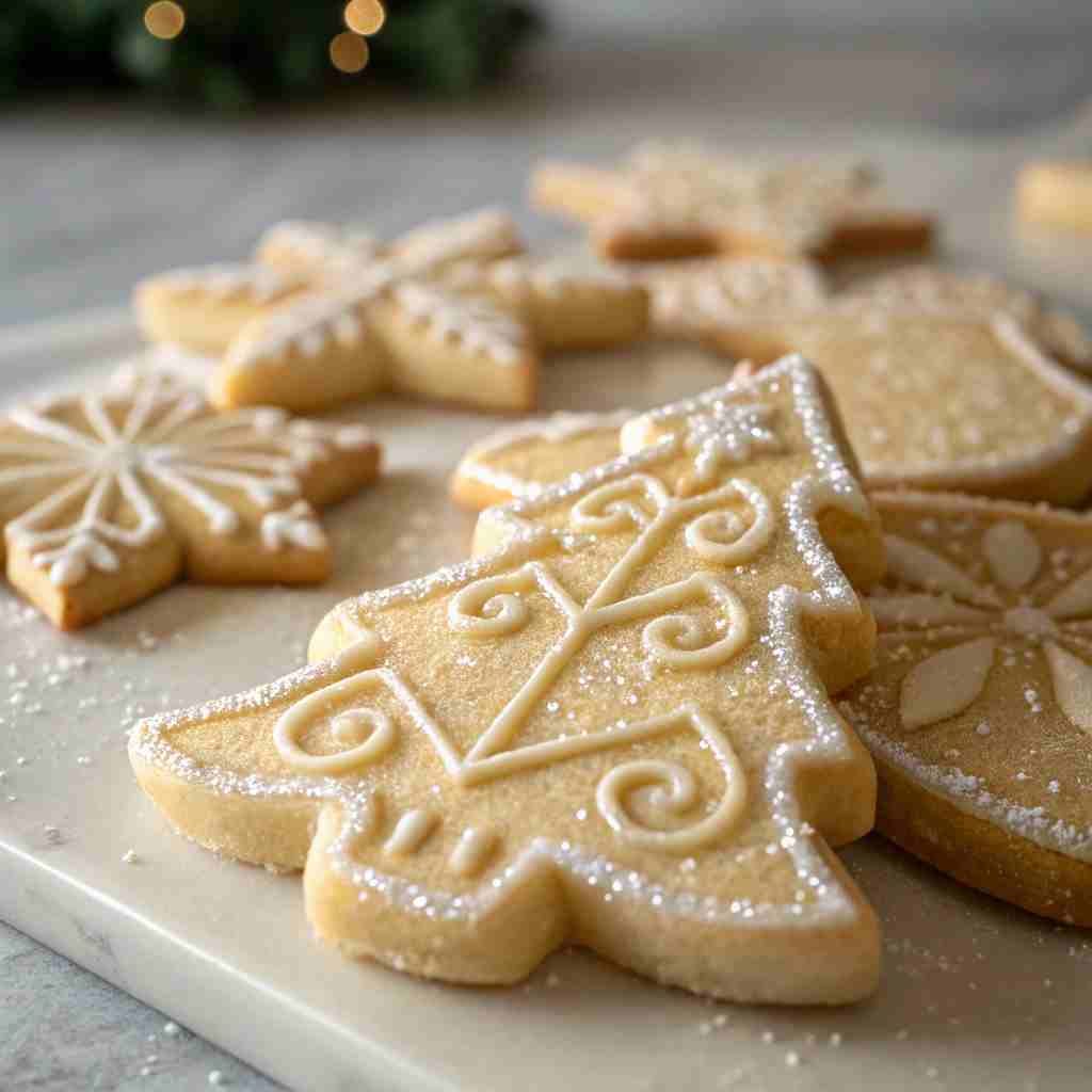 Sparkling Sugar Tree Cookies