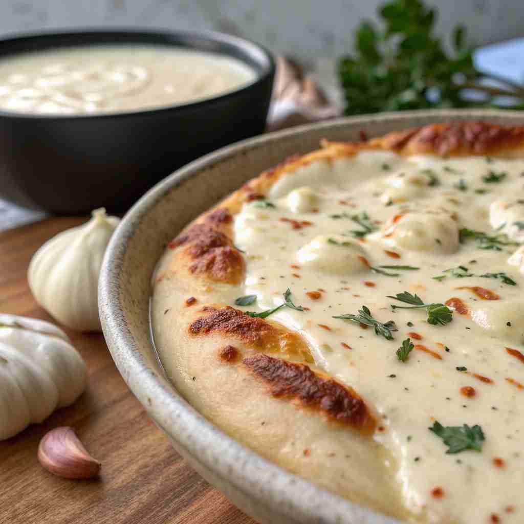White Garlic Pizza Sauce