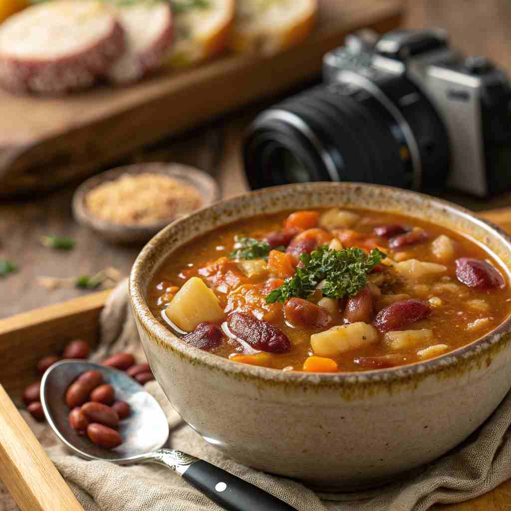 Amish Snow Day Soup - Hearty Bean Recipe
