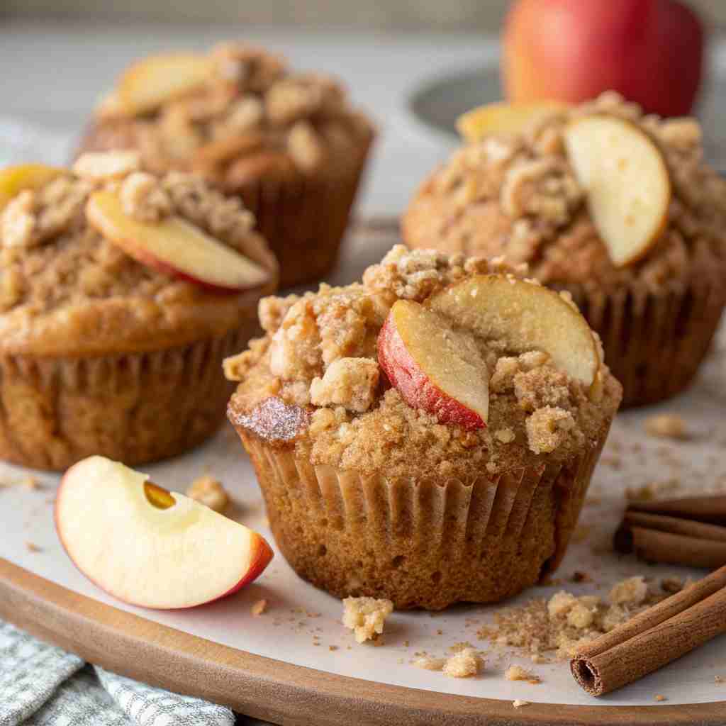 Apple Cinnamon Streusel Muffins