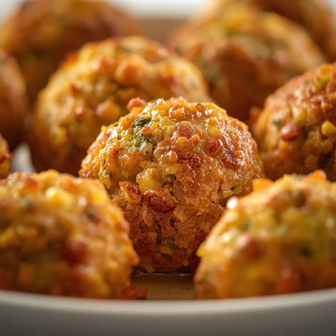 Baked Broccoli Cheese Balls 2 Baked Broccoli Cheese Balls