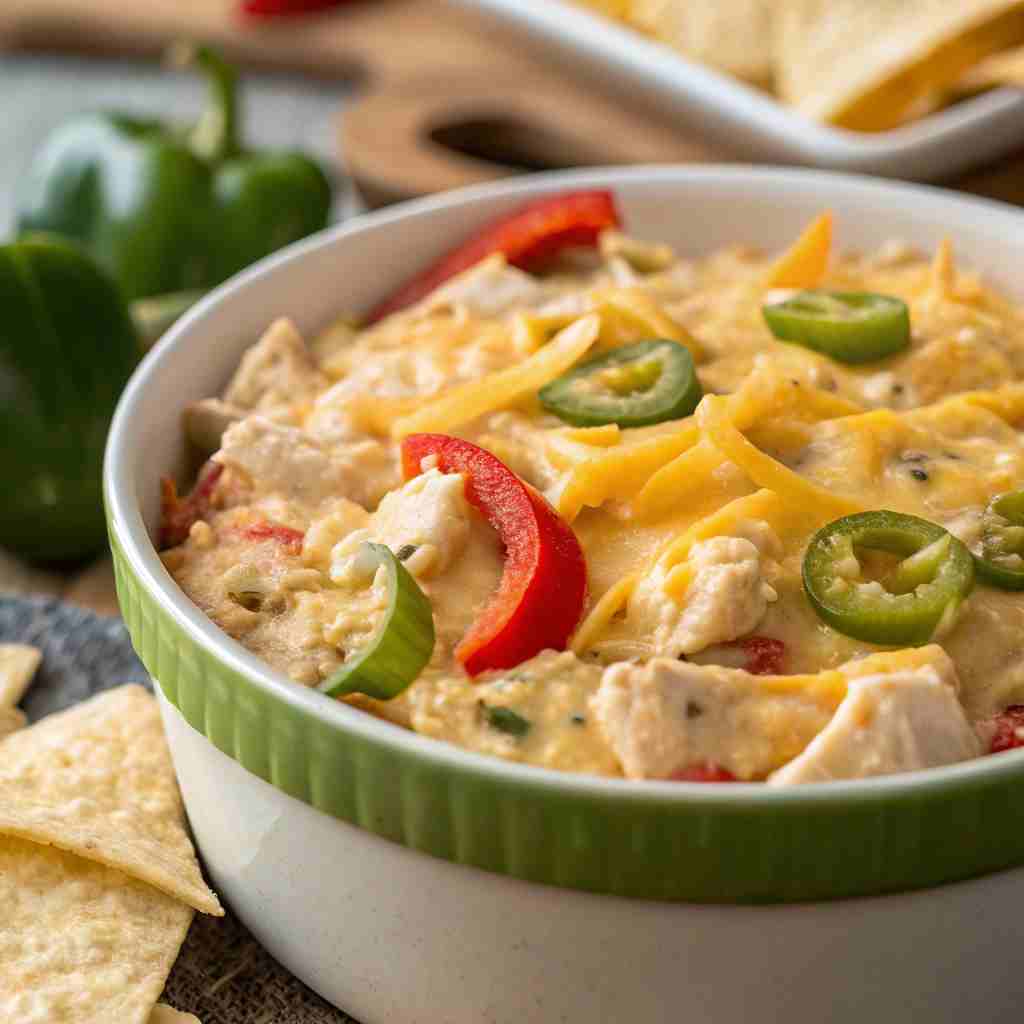 Banana Pepper Chicken Dip