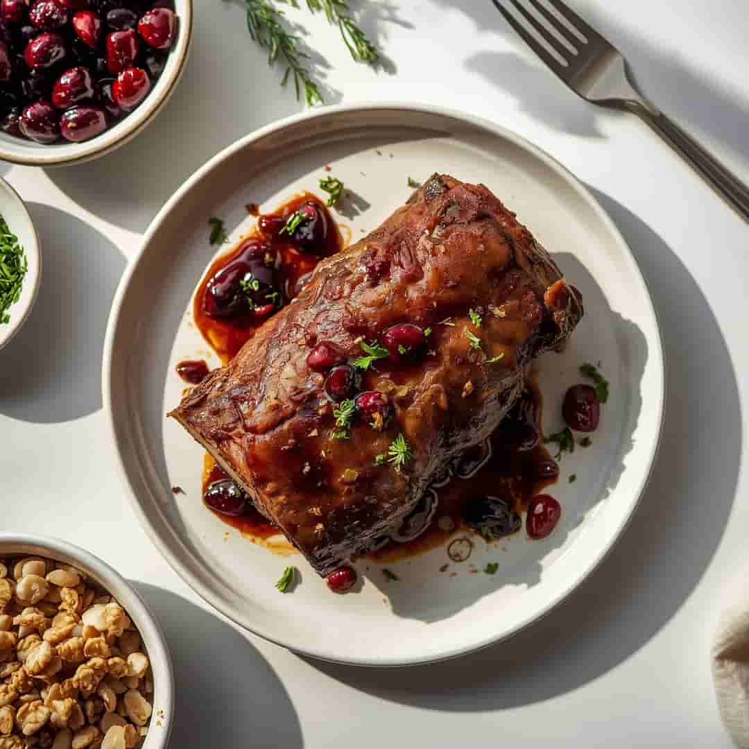 Beef Roast Cranberry Balsamic Glaze